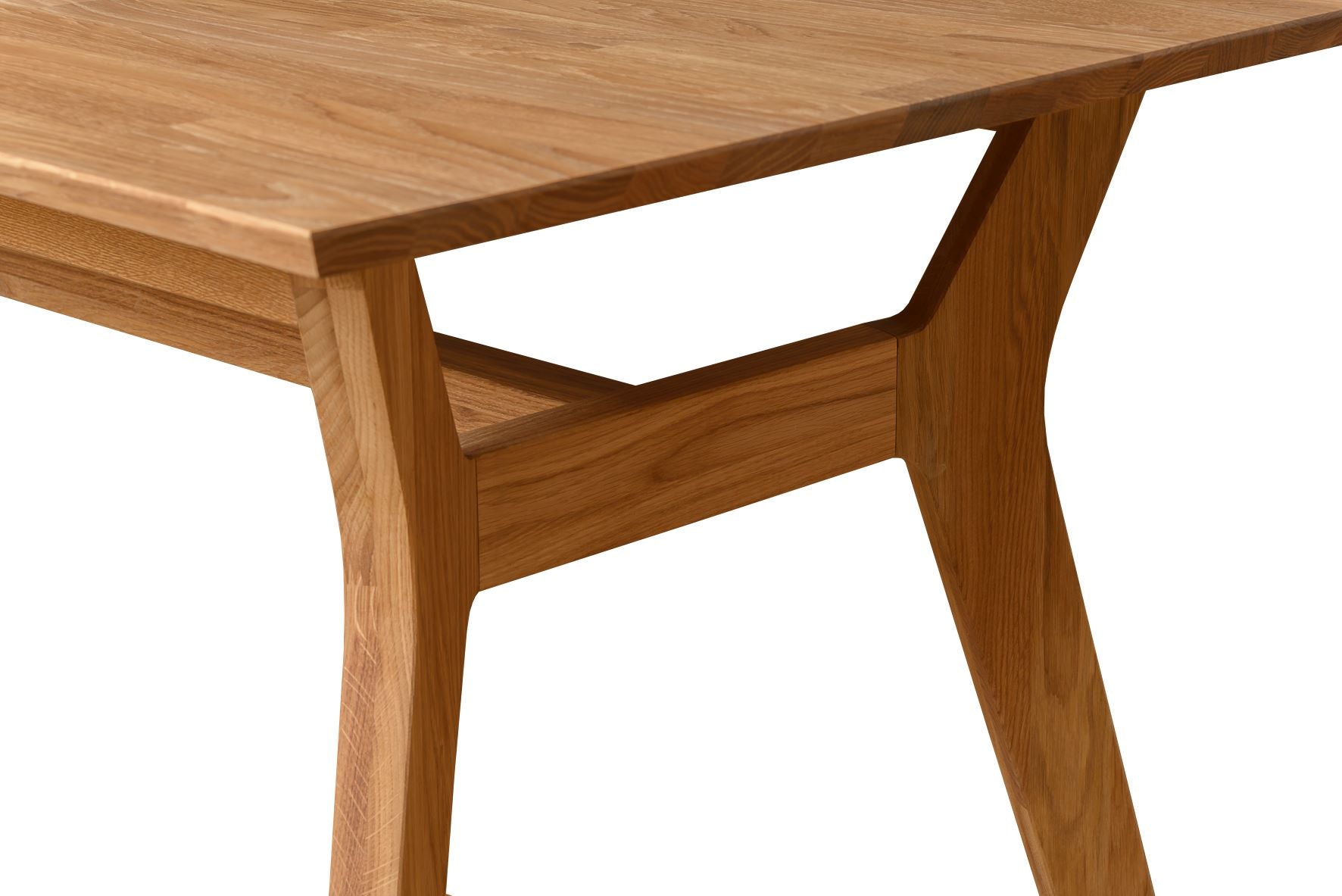 NordicStory Banco de madera maciza de roble "Harold" 140 x 40 x 45 cm.